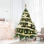 Arbolito Navidad Montañes Deluxe 2,10mts Con Adornos Kit X72