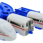 Tren Bala Juguete Pista Alta Velocidad Con Vías Y Sonidos Color Blanco