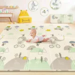Alfombra Antigolpes Plegable Bebes Reversible 150x200cm