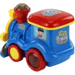 Tren A Vapor Con Luz Sonido Y Movimiento Juguete Para Bebe