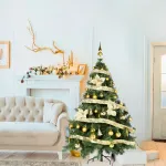 Arbolito Navidad Montañes Deluxe 1.50mts Con Adornos Kit X50