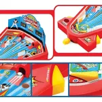 Juego De Mesa Pinball Béisbol Juguete De Habilidad Shoot
