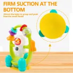 Sonajero Para Bebes Maraca Astronauta Didáctico Color Blanco