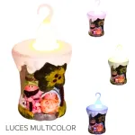 Pesebre Navideño Vela Con Luz Decoracion Navidad