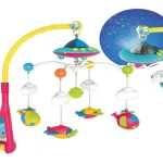 Cunero Musical Movil Bebe Con 100 Melodías Y Proyecciones