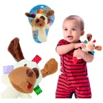 Sonajero Juguete Peluche Con Chifle Para Bebé