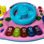 Volante Didáctico Con Piano Luz Y Sonidos Para Bebé