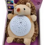 Peluche Erizo Con Luz Y Música Juguete Proyector Giratorio