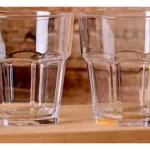 Set X6 Vasos De Vidrio Hexagonal 335ml Color Transparente
