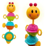 Sonajero Bebe Oruga Movil Luz Didactico Para Bebe