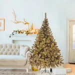 Arbol De Navidad Oregon De Lujo 2,10m Pie Metal Fabesa
