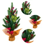 Arbol De Navidad Mini Pino Navideño De Mesa Decorado 40cm