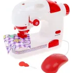 Maquina De Coser Juguete Infantil A Pilas Con Luz Y Sonido Color Blanco