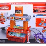 Lavadero De Autos Pista De Autolavado Coche Cambia De Color Color Rojo