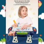 Pizarron Magico Tablero Magnetico De Dibujo Pizarra Niños Color Blanco