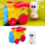 Tren Luz Musical Movimiento Bebe Juguete Locomotora Color Multicolor