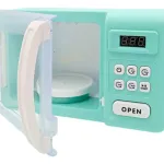Microondas De Juguete Con Luz Sonido Y Efecto Coccion Horno Color Agua