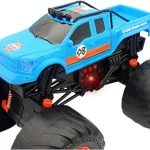 Camion Monster Truck Camioneta Gigante Off Road Juguete Color Celeste Personaje Predator