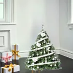 Arbol Navidad Patagonia Xl 1.30mt Deco Plata Cybermonday