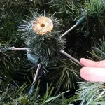 Árbol De Navidad Expreso Polar Canadian Luxury De 1.5m Verde Oscuro