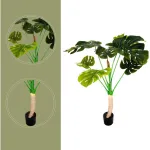 Planta Artificial Grande Monstera 115cm Deco Premium Color Verde