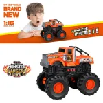 Camion Gigante Monster Truck Camioneta Off Road Juguete Color Naranja