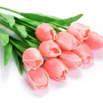 Tulipan Artificial Flores Artificiales Decoracion Ramo X20