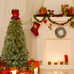 Corona Navideña Decorada Adornos Navidad 38cm 