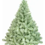 Árbol De Navidad Montañes Deluxe Nevado 1.50mts Base Metal