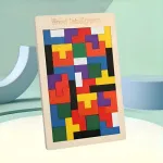 Puzle Tetris, 100% Madera, 40 Piezas, Top Gift Challenge