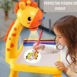 Mesa Didáctica Con Proyector De Dibujo Pizarra Con Fibras