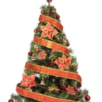 Arbol Navidad Tronador Lujo 1,80mt + Kit 60 Rojo Cybermonday