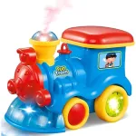 Tren A Vapor Con Luz Sonido Y Movimiento Juguete Para Bebe