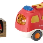 Auto De Juguete Bioplastico Vehículo Camioncito Ecológico Color Amarillo Personaje Bioplastic