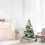 Arbolito Navidad Tronador Lujo 1,80mt + Kit 60 Plata Deco