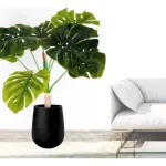 Planta Artificial Grande Monstera 115cm Deco Premium Color Verde