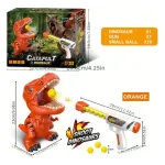 Dinosaurio Con Pistola De Lanza Dardo Pelota Juego Al Blanco