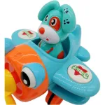 Animalitos En Avión Juguete Didáctico A Fricción Para Bebe