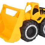 Camion De Construccion Mega Baby Excavadora Friccion Chico Color Amarillo