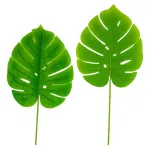 Planta Artificial Hoja Monstera Costilla De Adan X5 Diseño