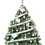 Arbol Navidad Patagonia Xl 1.50mt + Deco Plata Cybermonday