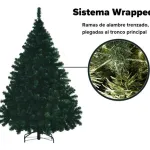 Árbol De Navidad Expreso Polar Montañes Deluxe 180cm Base Metálica