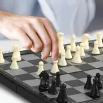 Ajedrez Magnético Juego De Mesa Imantado Tablero Plegable