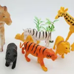 Animales Muñecos De La Selva X8 Con Accesorios