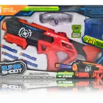Pistola Hidrogel Arma De Juguete Lanzador 2 En 1 Bala Dardos