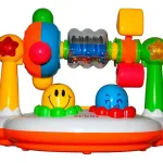 Set De Actividades Musical Sonajero Con Luz Para Bebe Color Blanco