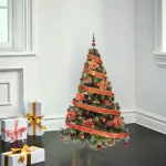 Arbol Navidad Tronador Lujo 1,80mt + Kit 60 Rojo Cybermonday