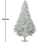 Arbol Navidad Canadian Spruce Blanco/plata 1.5m Black Friday Color Blanco Plata