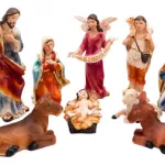 Pesebre Navideño Figuras Sagrada Familia Ceramica Artesanal