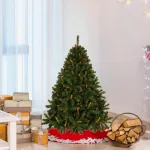 Árbol De Navidad Alpino 1.5mts Base Metálica